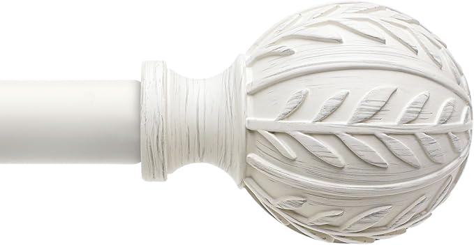 QDWIS Antique White Curtain Rods by Unknown