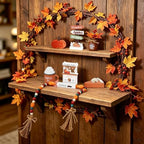 8Pcs Fall Tiered Tray Decor Set, Farmhouse Fall Decorations for Home Indoor - Image 6