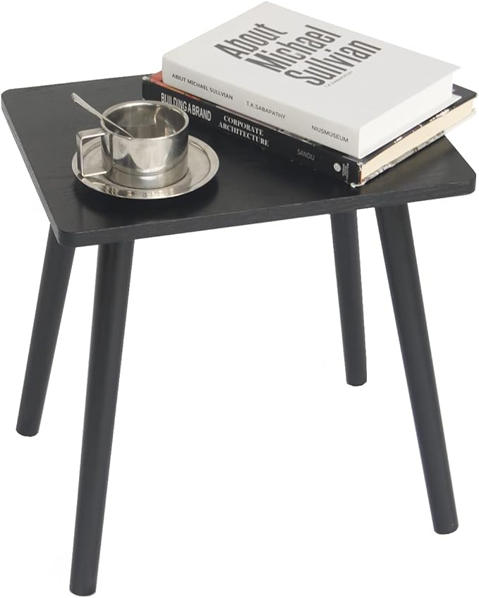 AWASEN Side Table, Small Black End Table by AWASEN