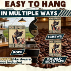 Coffee Cat Metal Signs More Espresso Less Depresso Tin Sign Kimono Cat Home Kitchen Wall Decor Bathroom Bedroom Office 12x8 Inch - Image 6