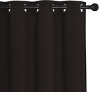 NICETOWN Toffee Brown Curtain Panels - Image 7