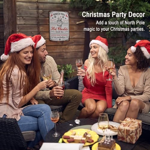 Christmas Kitchen Hot Cocoa Bar Decor Hot Chocolate Sign - Image 5