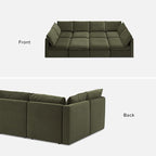mopio Oversized Modular Sectional Sofa - Image 9