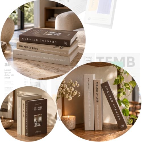 3 PCS Faux Decorative Books for Home Decor-Coffee Table Books Decor - Image 7