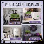 Hocus Pocus Decor, Vintage Halloween Decorations Indoor Table Sign for Home - Image 7