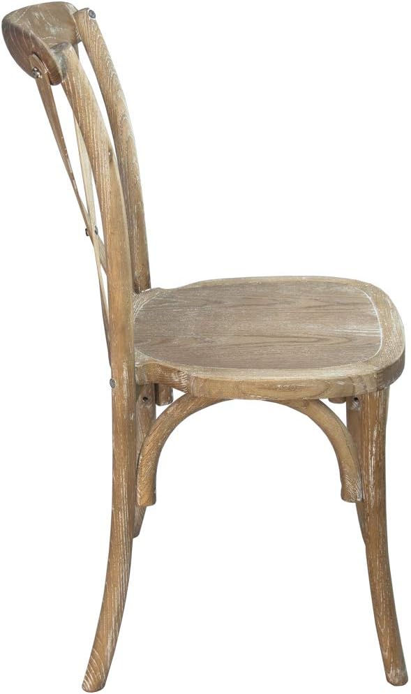 EMMA + OLIVER 2-Pack Wooden X-Back Dining Chair - Image 4