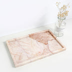 Real Luxurious Natural Marble Vanity Tray Genuine Marble Storage Tray - Image 5