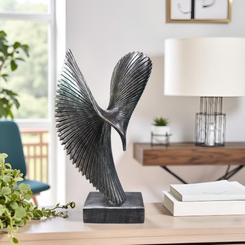 Modern Abstract Eagle Decorative Sculpture, Dining Living Room Desk Decor,Geometric Home Decor Statues,Shelf Top Decor Aesthetics, Coffee Tables or Office Shelves（Bronze Colored） - Image 4