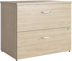 Bush Business Furniture Studio C 2 Drawer Lateral File Cabinet in Natural Elm by BushBusinessFurniture