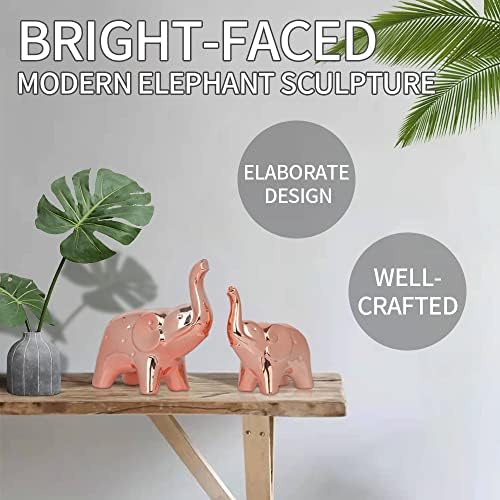 A Pair Elephant Statue Home Decor,Modern Figurines,Sculpture for Office - Image 6