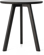 Round End Table Side Table 100% Solid Wood Occasional Table Minimal by RAICO