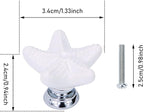 Starfish Drawer Knobs Coastal Kitchen Cabinet Knos Beach Themeb Knob Ceramic - Image 2