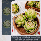 6Pcs Large Faux Artichokes, Bowl Filler Decor for Home,Green - Image 4