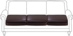 Fuloon Faux Leather Couch Cushion Slipcover, Waterproof Stretch Covers by Fuloon