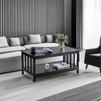ChooChoo Mission Coffee Table, 40 Black - Image 6