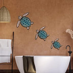 Bucherry 3 Sizes Wooden Sea Turtle Wall Decor Turtle Wall Art,Wood Color - Image 5