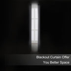 Grey Blackout Curtains 42 x 72 Inch Length/Set of 2 Curtain Panels/Thermal - Image 3