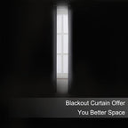 Blackout Curtains 40 x 63 inch/Grey Curtains Set of 2 Panels/Thermal Insulated - Image 3