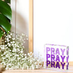Christian for Women Office Desk Accessories, Inspirational Acrylic Sign 4x4 - Image 3