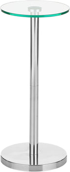 mDesign Side Table — Glass Top Nightstand - Image 7