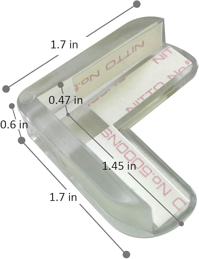 LOMILY Clear Corner Guards, Table Corner Protectors, High Resistant Adhesive Gel - Image 5