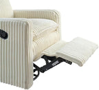 Oxford Baby Uptown Upholstered Glider Recliner Rocking Chair 360° Swivel - Image 9