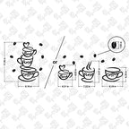 4eN But First Coffee Wall Sign – Modern MDF Wooden Wall Decor for Kitchen & Coffee Bar – Stylish Cafe & Coffee Corner Decoration-11 Pieces - Image 7