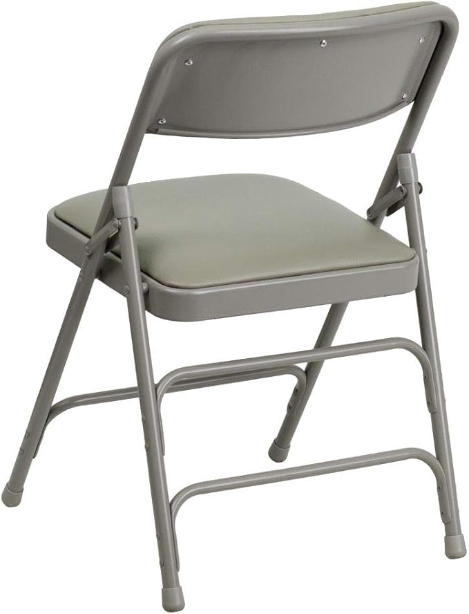 Flash Furniture 4 Pack HERCULES Series Curved Triple Braced & Double Hinged - Image 5