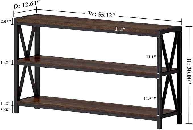 FATORRI Console Table for Entryway, Modern Entry Table - Image 2