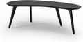 Camaflexi Mid Century Modern Abstract Shaped Coffee Table/Wood/Black Finish by Camaflexi