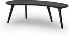 Camaflexi Mid Century Modern Abstract Shaped Coffee Table/Wood/Black Finish by Camaflexi