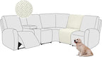 ALIECOM 100% Waterproof Recliner Sectional Couch Covers L Shape Stretch Corner by ALIECOM