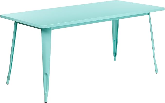 Flash Furniture Charis Commercial Grade 31.5" x 63" Rectangular Mint Green by FlashFurniture