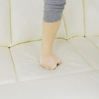 Power Recliner Sofa Set with LED Lights, Includes 2 Manual Recliner 1 Seat and - Image 5