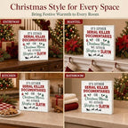 Christmas Decorations Funny Humor Quote Wood Box Sign - Image 6