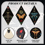 Sintuff 6 Pcs Halloween Mushroom Wall Decor Gothic Witchy Butterfly Art - Image 2