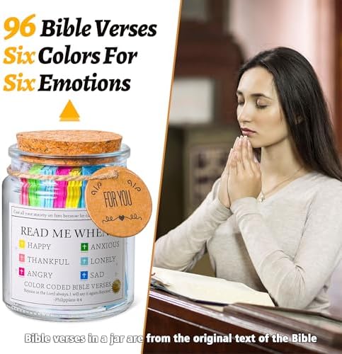 Bible Verse Jar, Read Me When Bible Verses Jar for Daily Encouragement - Image 4