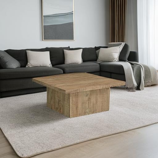 Coaster Home Furnishings Zetta Square Cocktail Living Room Coffee Table - Image 6