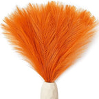 Mandy's 20 Stems Orange Silk Pampas Grass Bouquet by Mandys