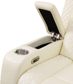 Power Recliner Sofa Set with LED, Leather Reclining Sofa Set, Living Room - Image 6