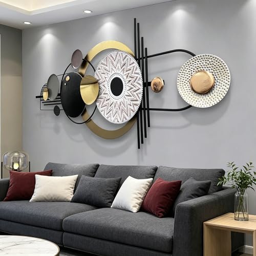 JFUJFU Large Modern 3D Wall Art Metal Sculpture for Home & Office by Unknown