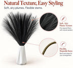Mandy's 20 Stems Black Silk Pampas Grass Bouquet - Image 4