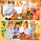 Yousoontic 6 Pcs Fall Thanksgiving Table Decor, Cute, Bright Orange - Image 6