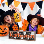 Vintage Halloween Black Cat Decorations for Office Home Table Mantel Shelf - Image 4
