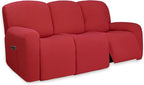 PureFit Super Stretch 3 Seats Recliner Sofa Couch Cover by PureFit