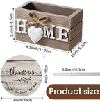 Queekay House Warming Gifts New Home Farmhouse Coasters Set of 6, Mixed - Image 2