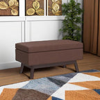 SIMPLIHOME Owen Small Rectangular Storage Ottoman - Image 2