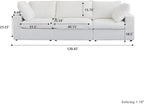 120.45" Cloud Modular Sectional Sofa - Image 2