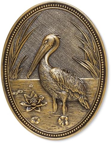Vintage Pelican Wall Sculpture,Antique Wall Decor,Retro Art Birds Sculpture by Newinhome