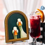 3D Vintage Cute Goose Table Decor Wall Art Sign Framed Vintage Decor - Image 4